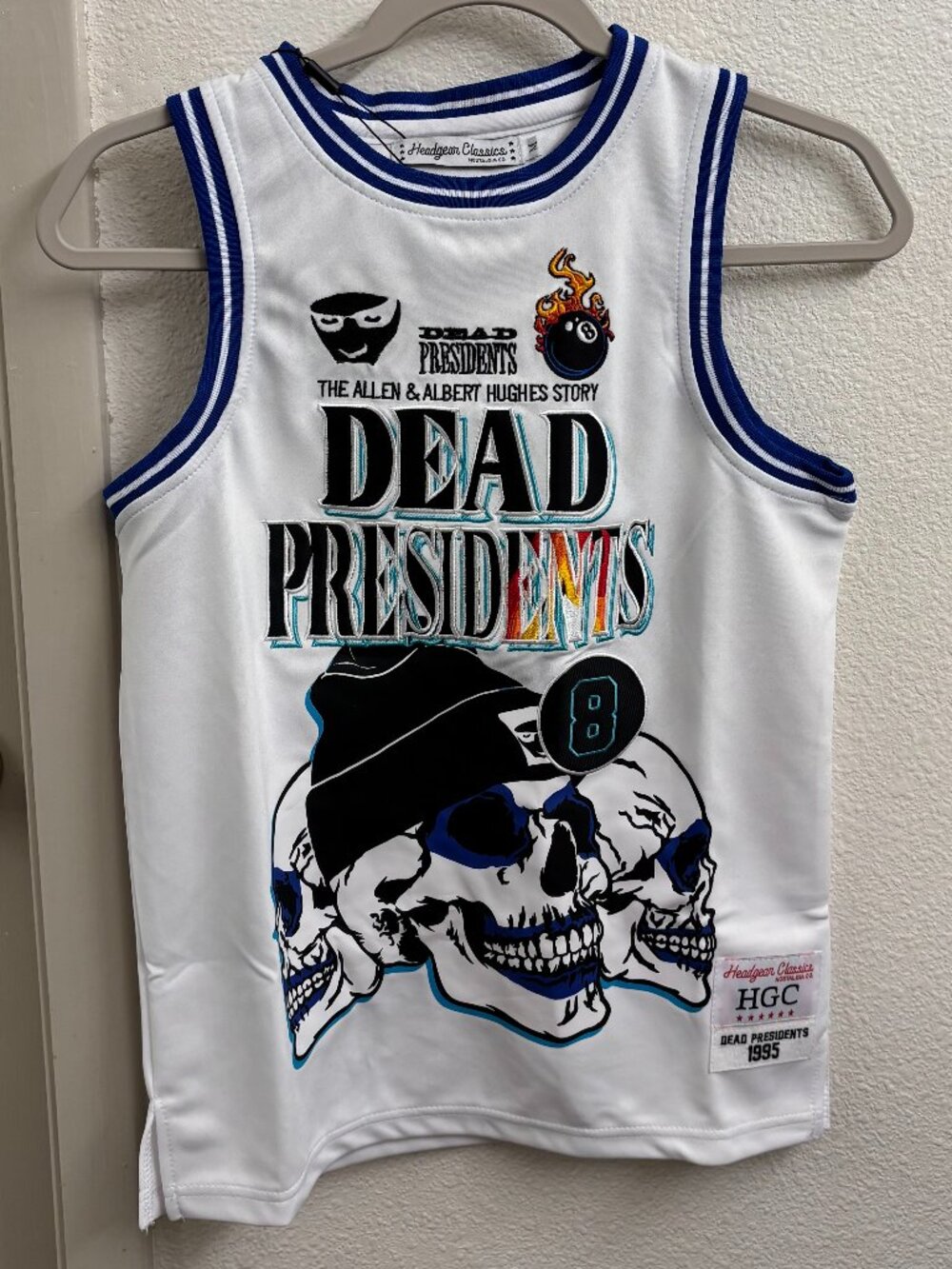 Youth Dead Presidents Fire and Brimstone Jersey All Star Elite Medium